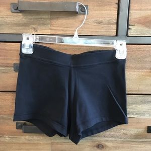 Lululemon black yoga shorts. Size 4.